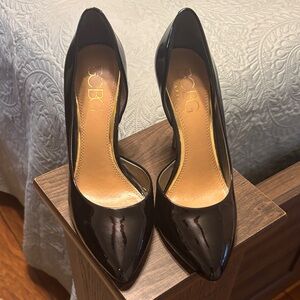 BCBG Black Patent Leather Heels